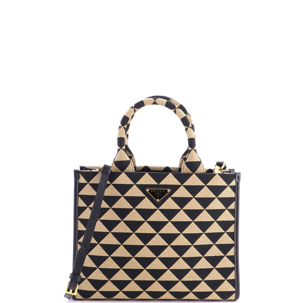 Prada Symbole Shopper Tote Jacquard #264035P19B